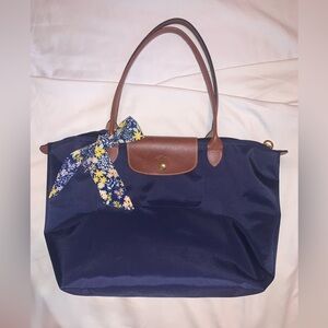 Le Pliage Large Navy Tote
